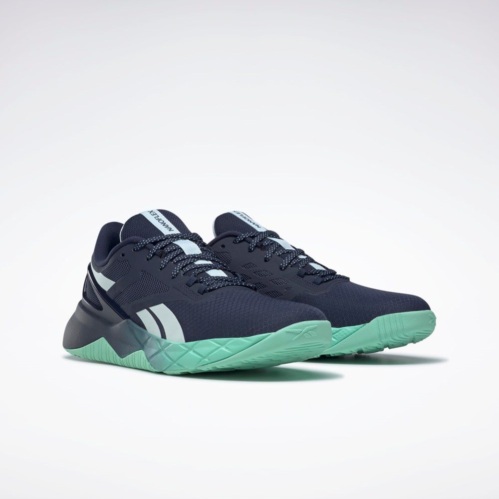 Reebok Nanoflex TR Tränings Shoes Marinblå Mintgröna | DBEAJ-1405