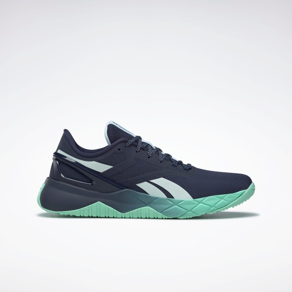 Reebok Nanoflex TR Tränings Shoes Marinblå Mintgröna | NVCKF-9746