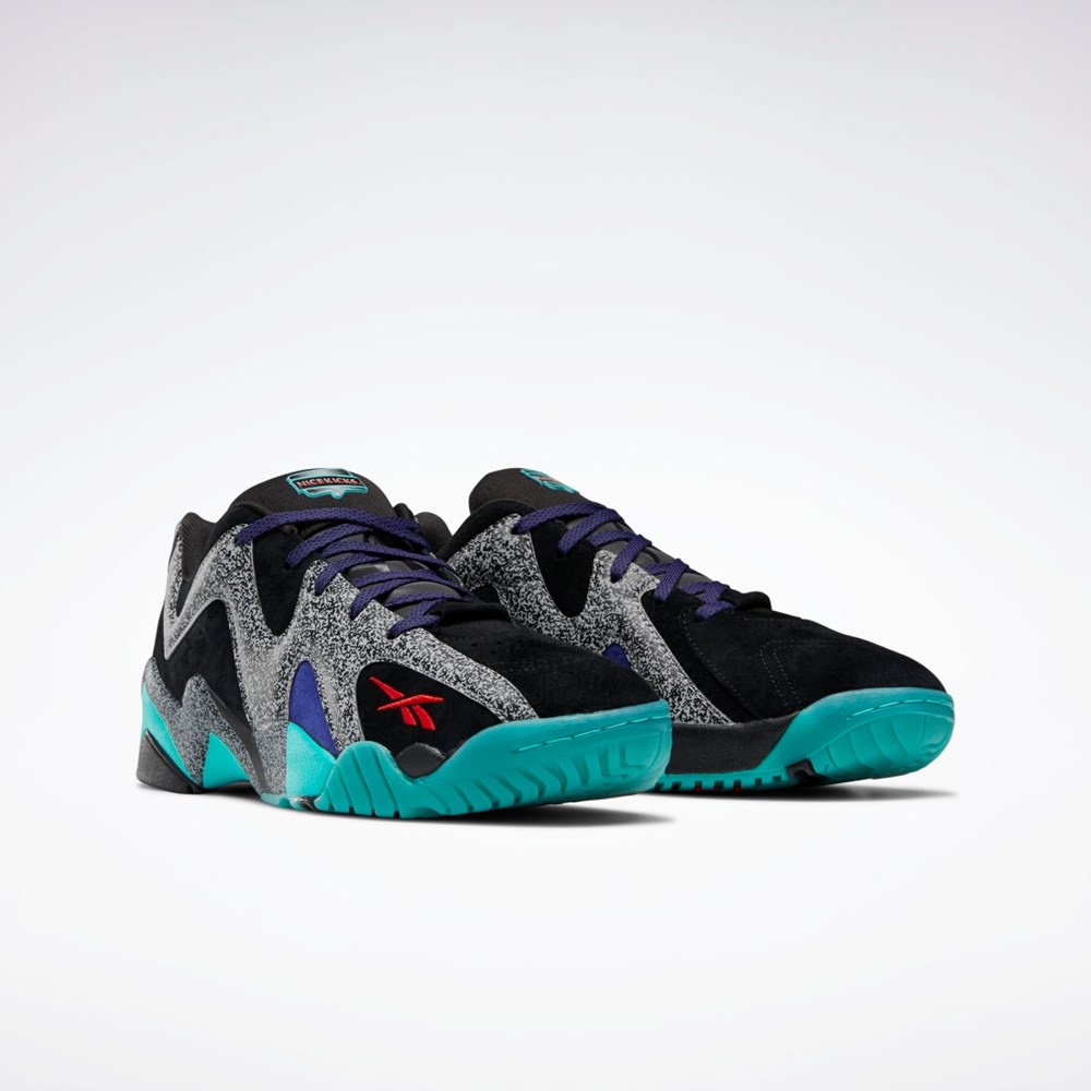 Reebok Nice Kicks Kamikaze II Low Basketball Shoes Svarta Röda Grå | JMFLE-4589