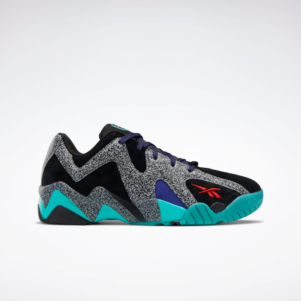 Reebok Nice Kicks Kamikaze II Low Basketball Shoes Svarta Röda Grå | JMFLE-4589