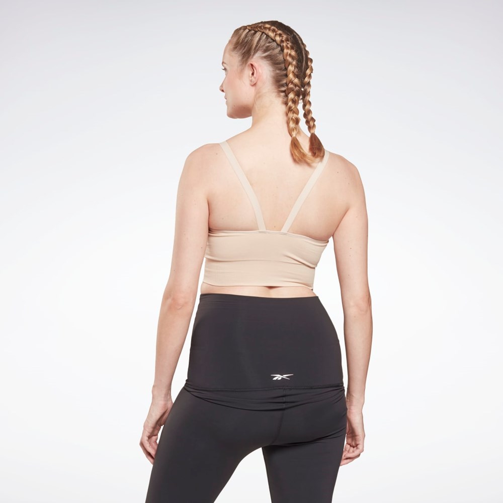 Reebok Nursing Sports Bra Soft Ecru | TPOHU-3086