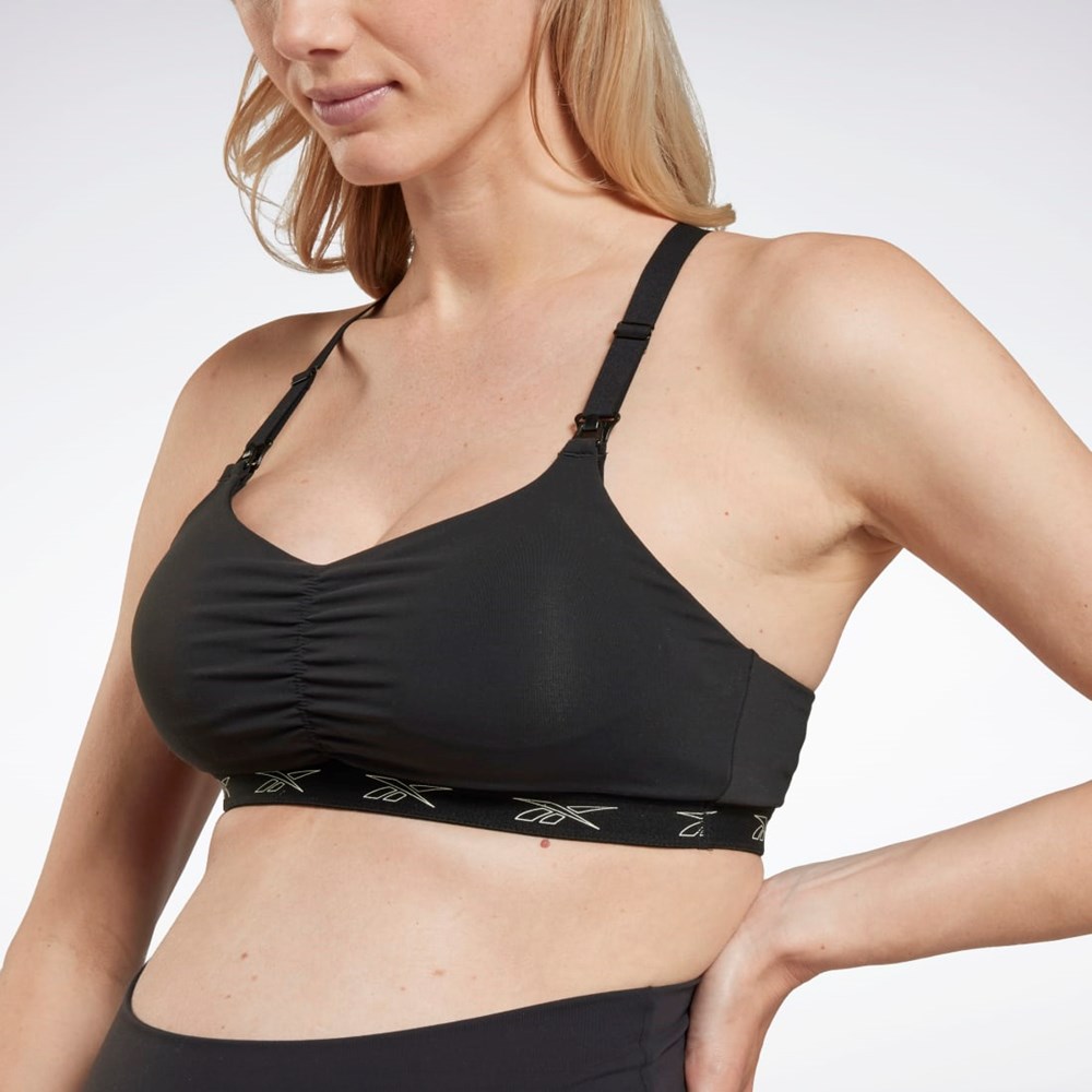 Reebok Nursing Sports Bra Svarta | TYZKM-5083