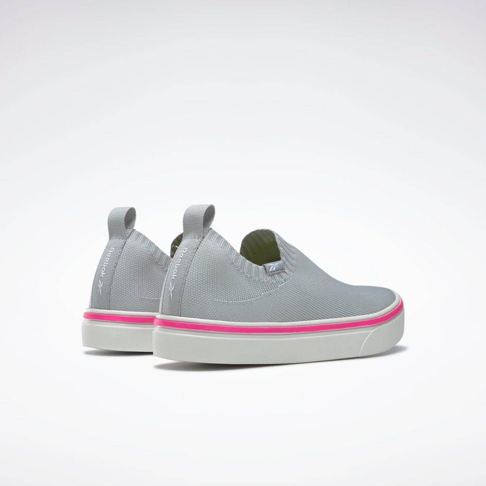 Reebok OnLux Slip-On Shoes Grå Vita Rosa | KWBQZ-6254