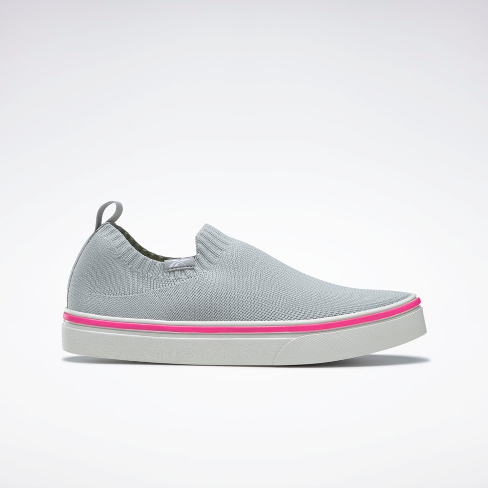 Reebok OnLux Slip-On Shoes Grå Vita Rosa | QHXWY-4620