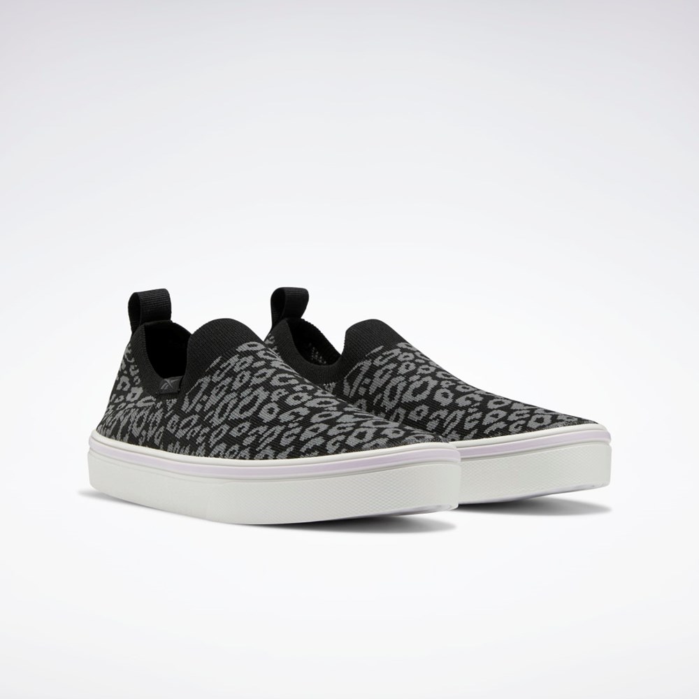 Reebok OnLux Slip-On Vandrande Shoes Svarta Grå | JUCYD-3054