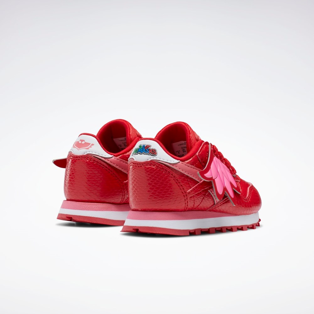 Reebok PJ Masks Classic Leather Shoes - Toddler Röda Rosa Vita | QVKZH-5926