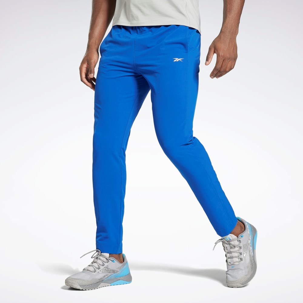 Reebok Performance Pants Blå | XWTMS-4721