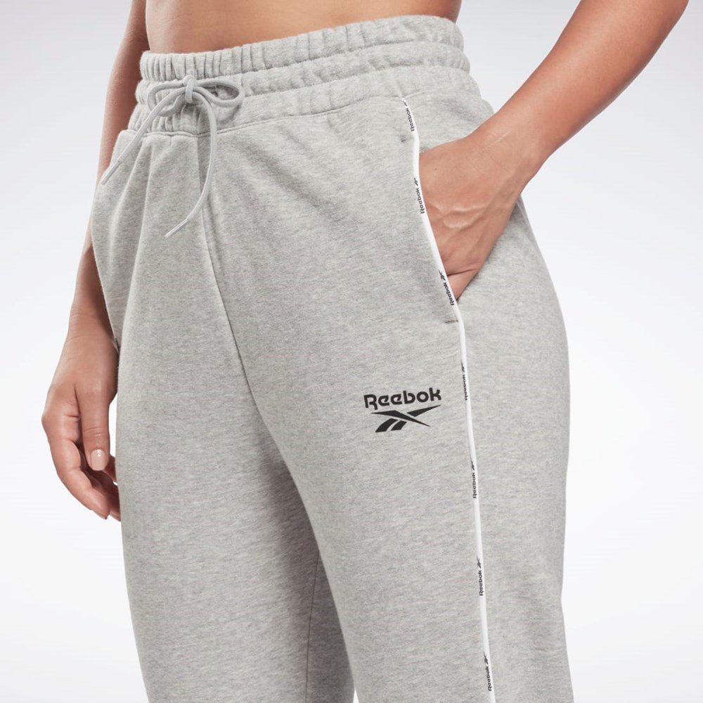 Reebok Piping Joggers Grå | MOSKG-7154