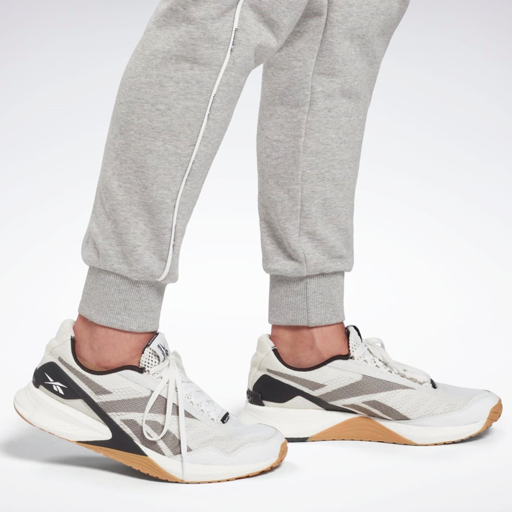 Reebok Piping Joggers Grå | MOSKG-7154