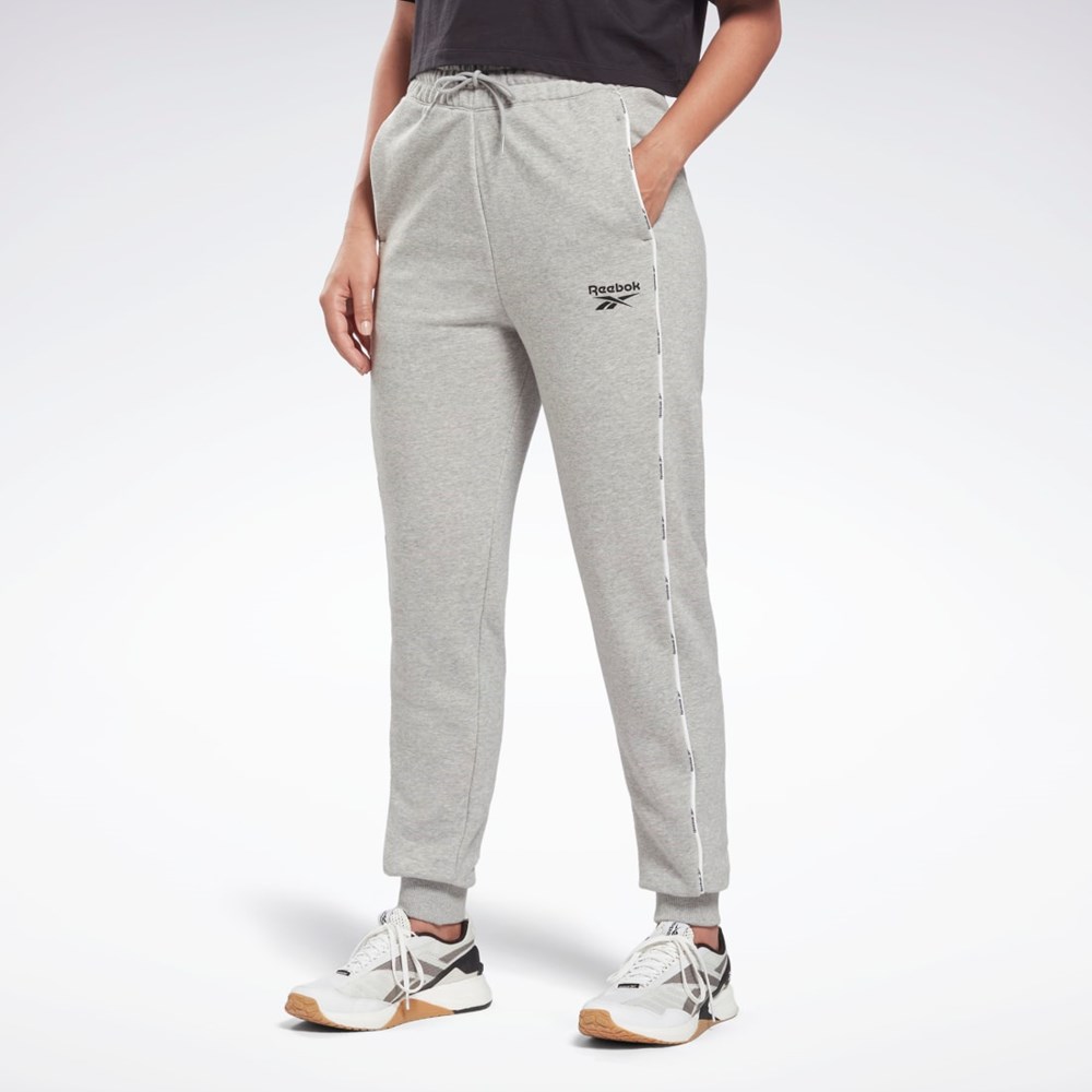 Reebok Piping Joggers Grå | MOSKG-7154