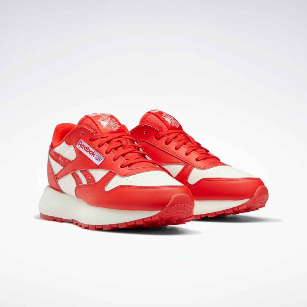 Reebok Popsicle Classic Leather SP Shoes Röda Röda | OTPYF-8692