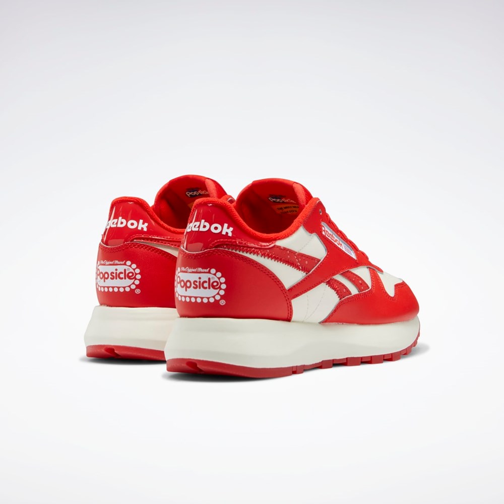 Reebok Popsicle Classic Leather SP Shoes Röda Röda | OTPYF-8692