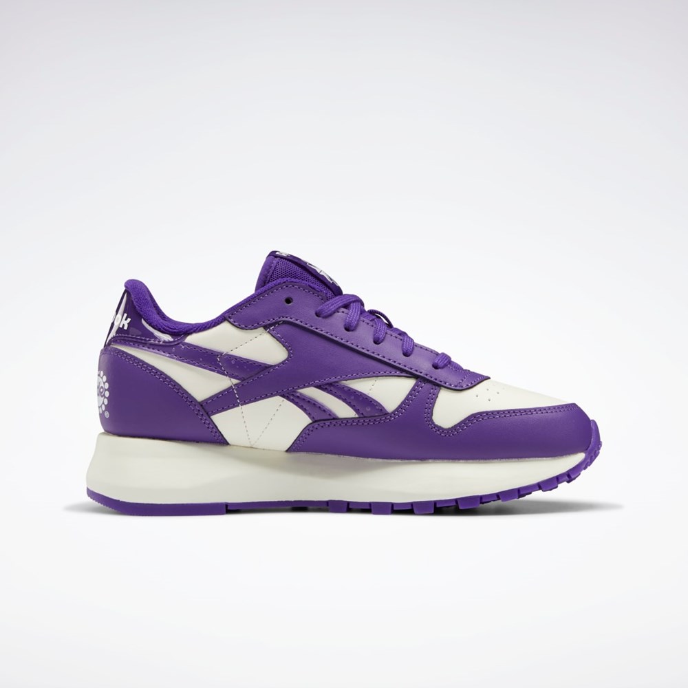 Reebok Popsicle Classic Leather SP Shoes Lila Lila | XMYET-4768