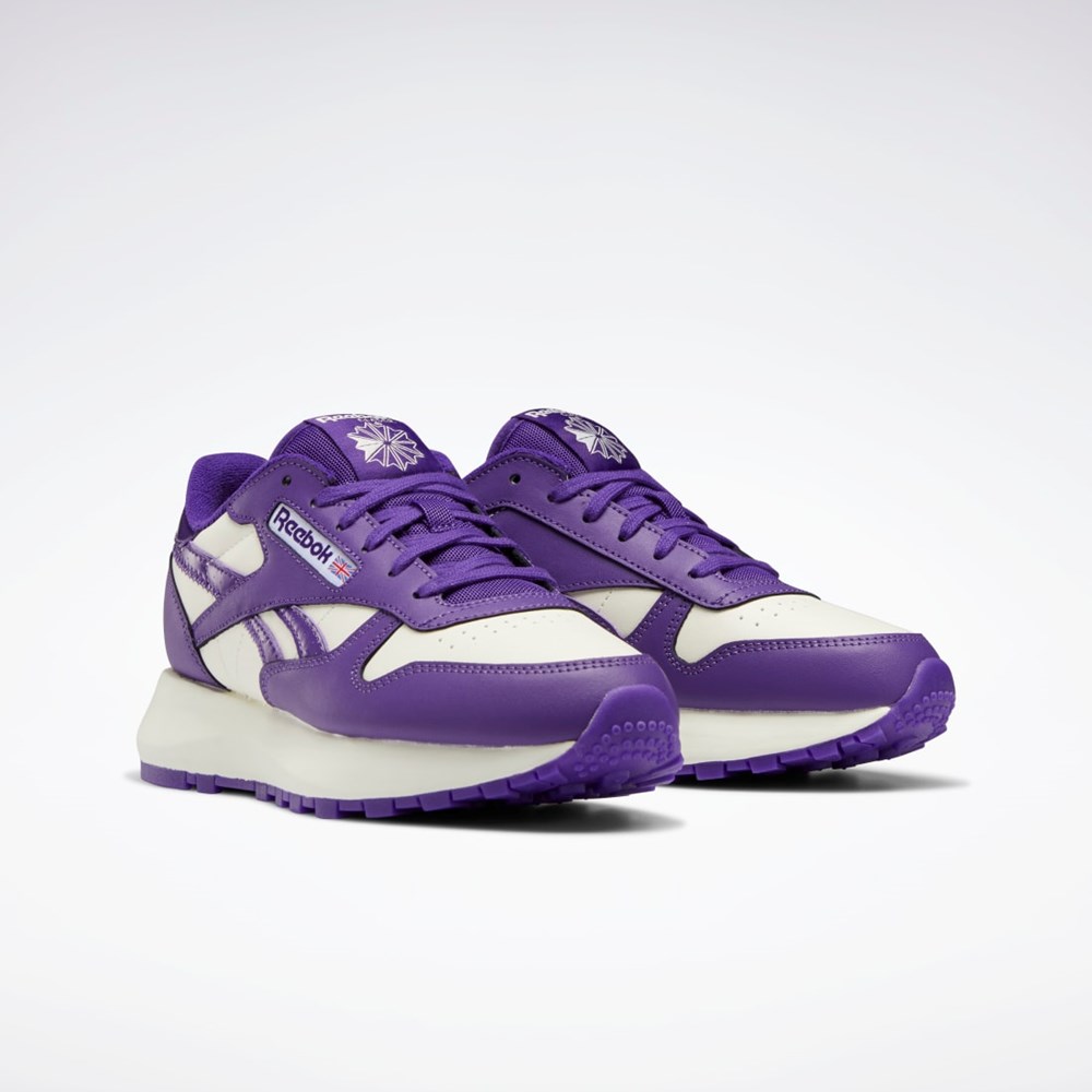 Reebok Popsicle Classic Leather SP Shoes Lila Lila | XMYET-4768