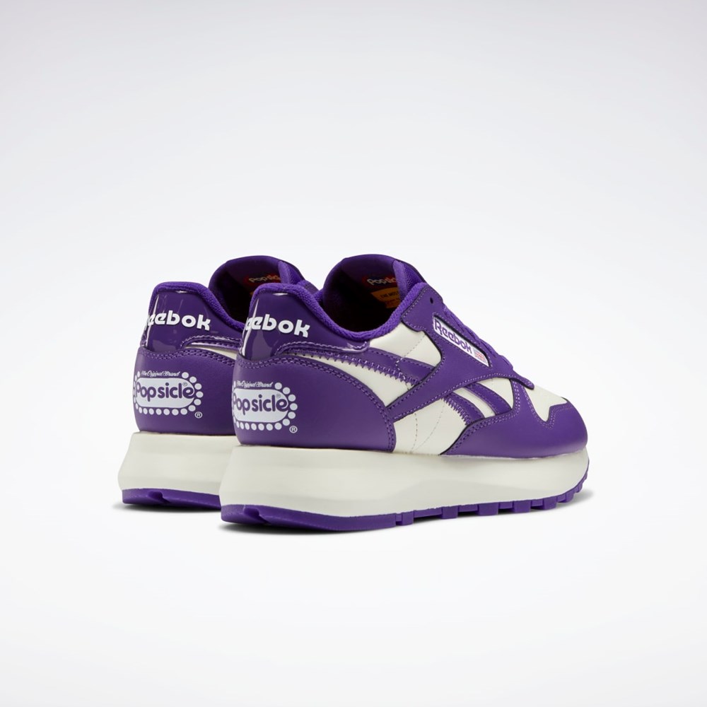 Reebok Popsicle Classic Leather SP Shoes Lila Lila | XMYET-4768