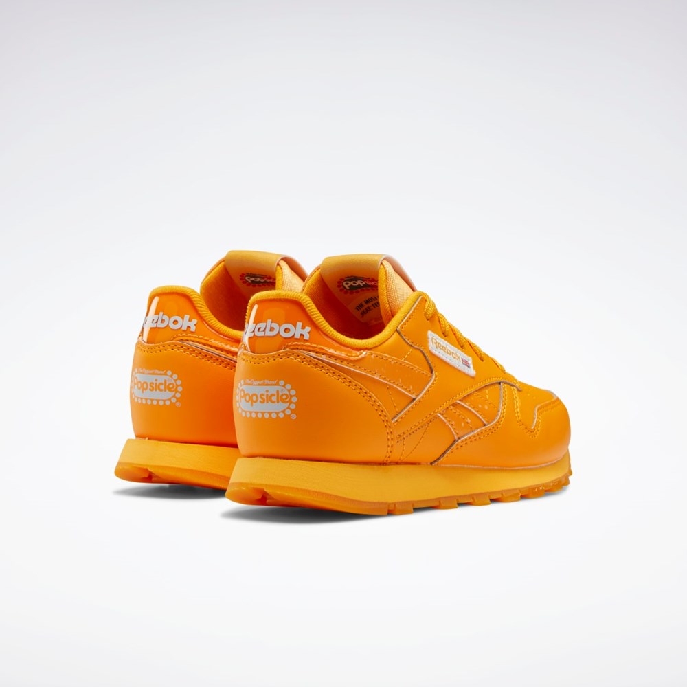 Reebok Popsicle Classic Leather Shoes - Preschool Semi Fire Spark / Semi Fire Spark / Semi Fire Spark | FMSJY-8213