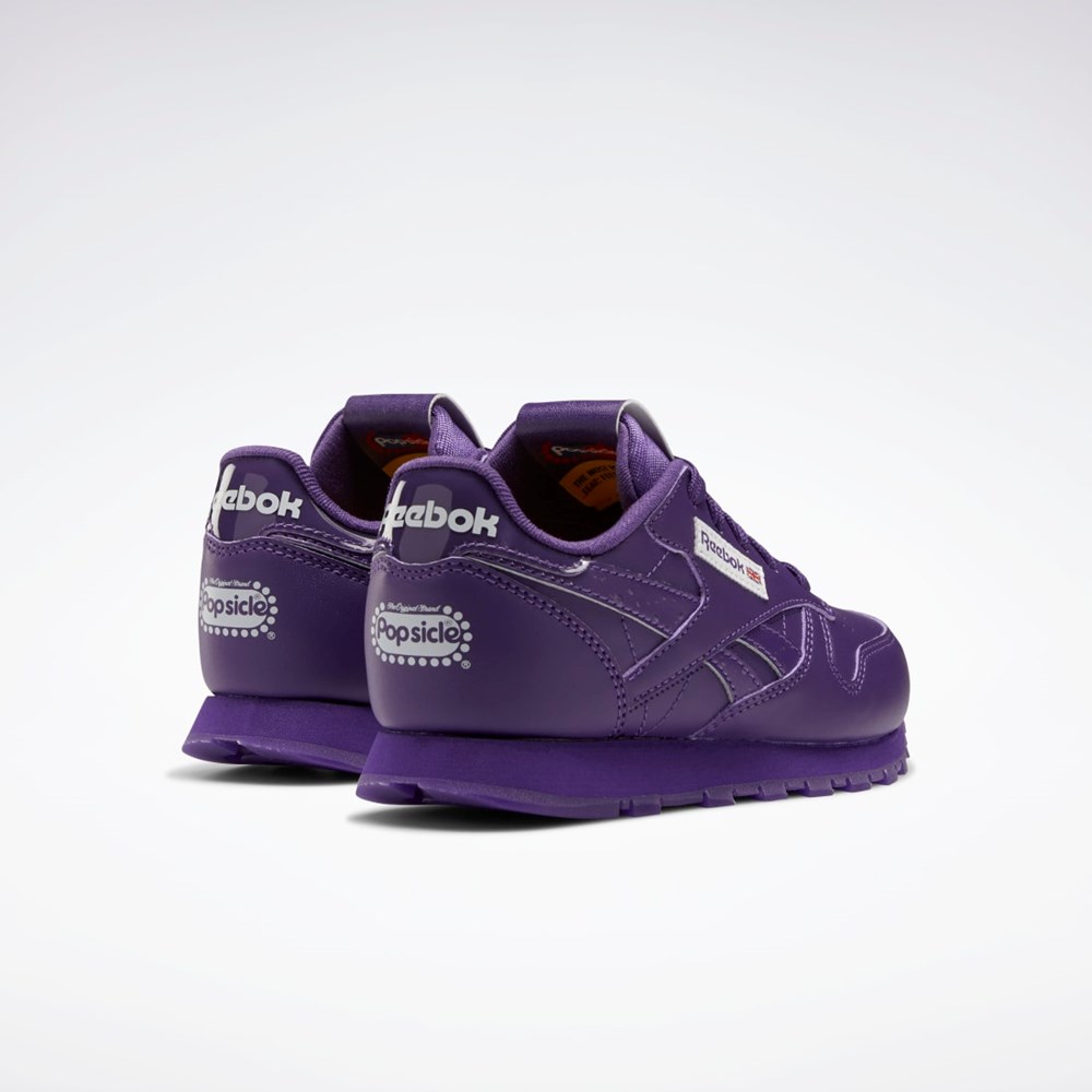 Reebok Popsicle Classic Leather Shoes - Preschool Lila Lila Lila | IBSFW-1287