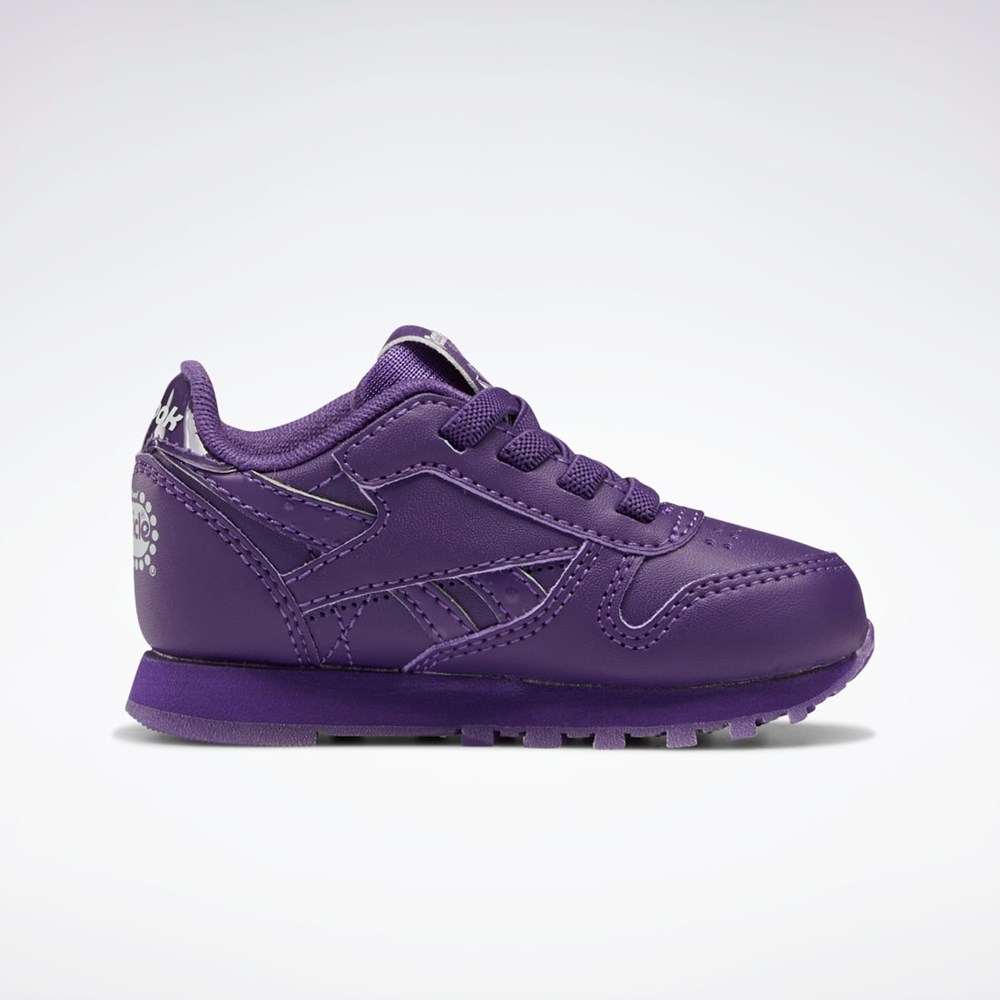 Reebok Popsicle Classic Leather Shoes - Toddler Lila Lila Lila | ZMKWD-9376