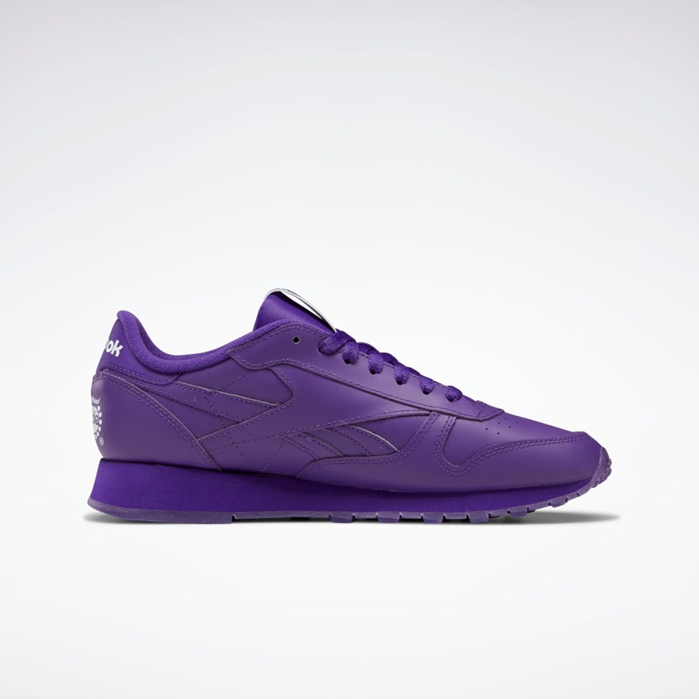 Reebok Popsicle Classic Leather Shoes Lila Lila Lila | GMQZS-0526