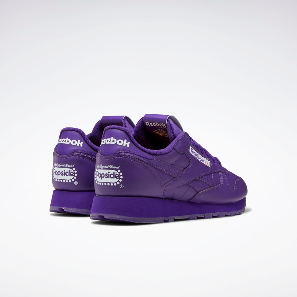 Reebok Popsicle Classic Leather Shoes Lila Lila Lila | GMQZS-0526