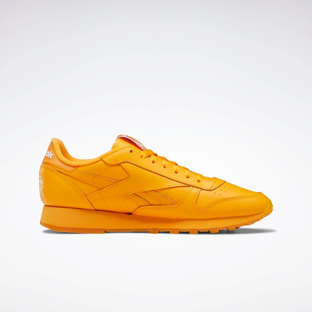 Reebok Popsicle Classic Leather Shoes Semi Fire Spark / Semi Fire Spark / Semi Fire Spark | HJMRF-5783