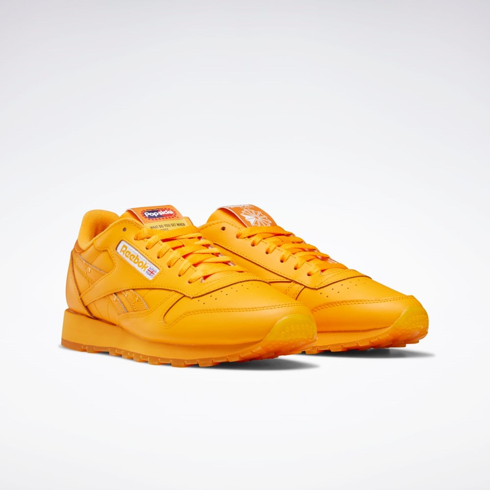 Reebok Popsicle Classic Leather Shoes Semi Fire Spark / Semi Fire Spark / Semi Fire Spark | HJMRF-5783