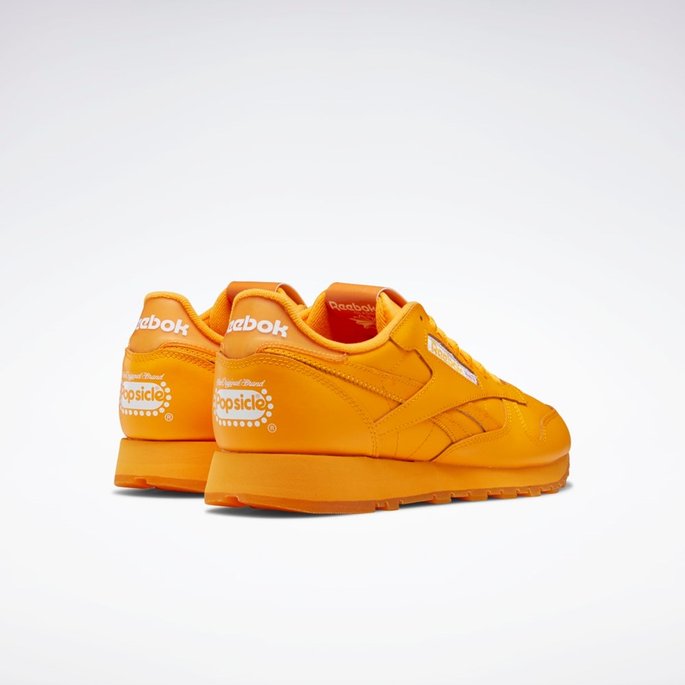 Reebok Popsicle Classic Leather Shoes Semi Fire Spark / Semi Fire Spark / Semi Fire Spark | HJMRF-5783