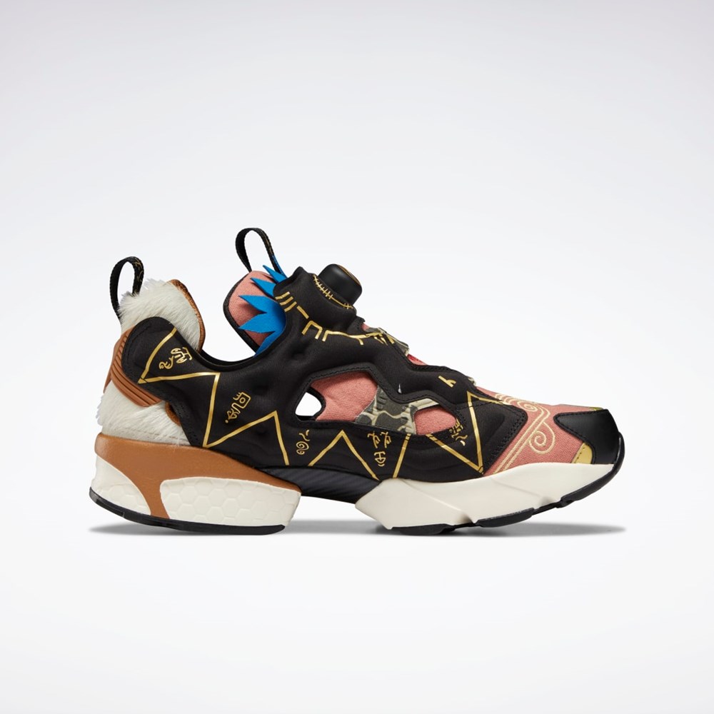 Reebok Power Rangers Instapump Fury 94 Shoes Svarta Guld | DMVOL-3624