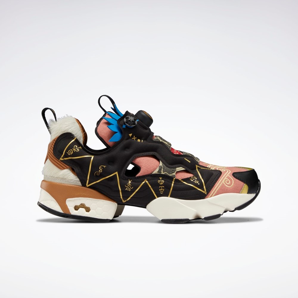 Reebok Power Rangers Instapump Fury 94 Shoes Svarta Guld | UACTF-1465