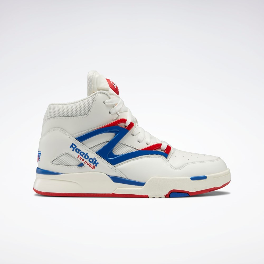 Reebok Pump Omni Zone II Shoes Blå Röda | JVQYI-6482