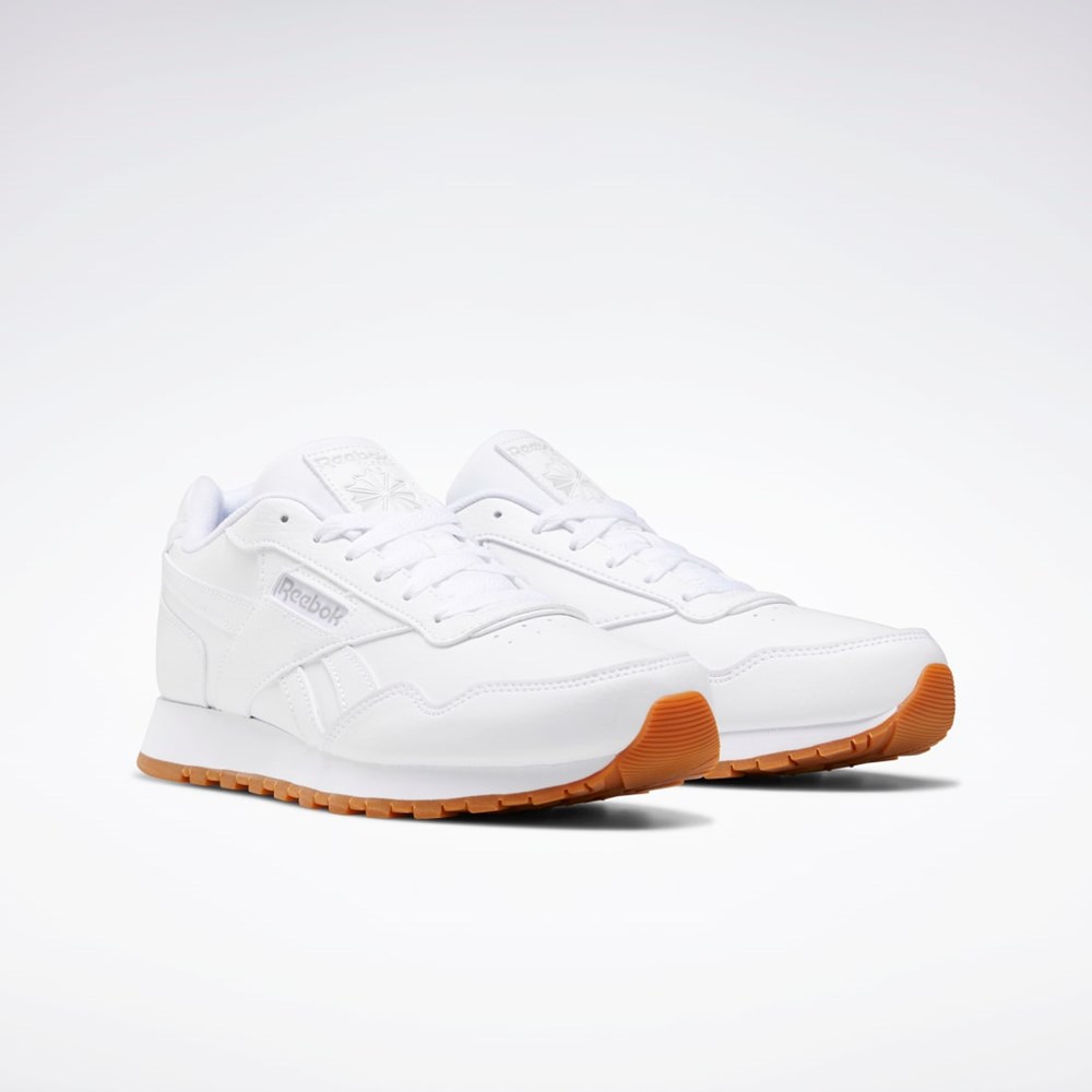 Reebok Reebok Classic Harman Run Shoes Us-White / Steel / Gum | JHKVA-2185