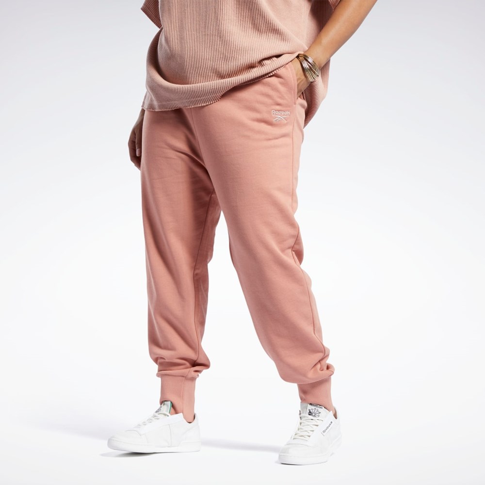 Reebok Reebok Classics French Terry Pants (Plus Size) Korall | PFJGN-0281