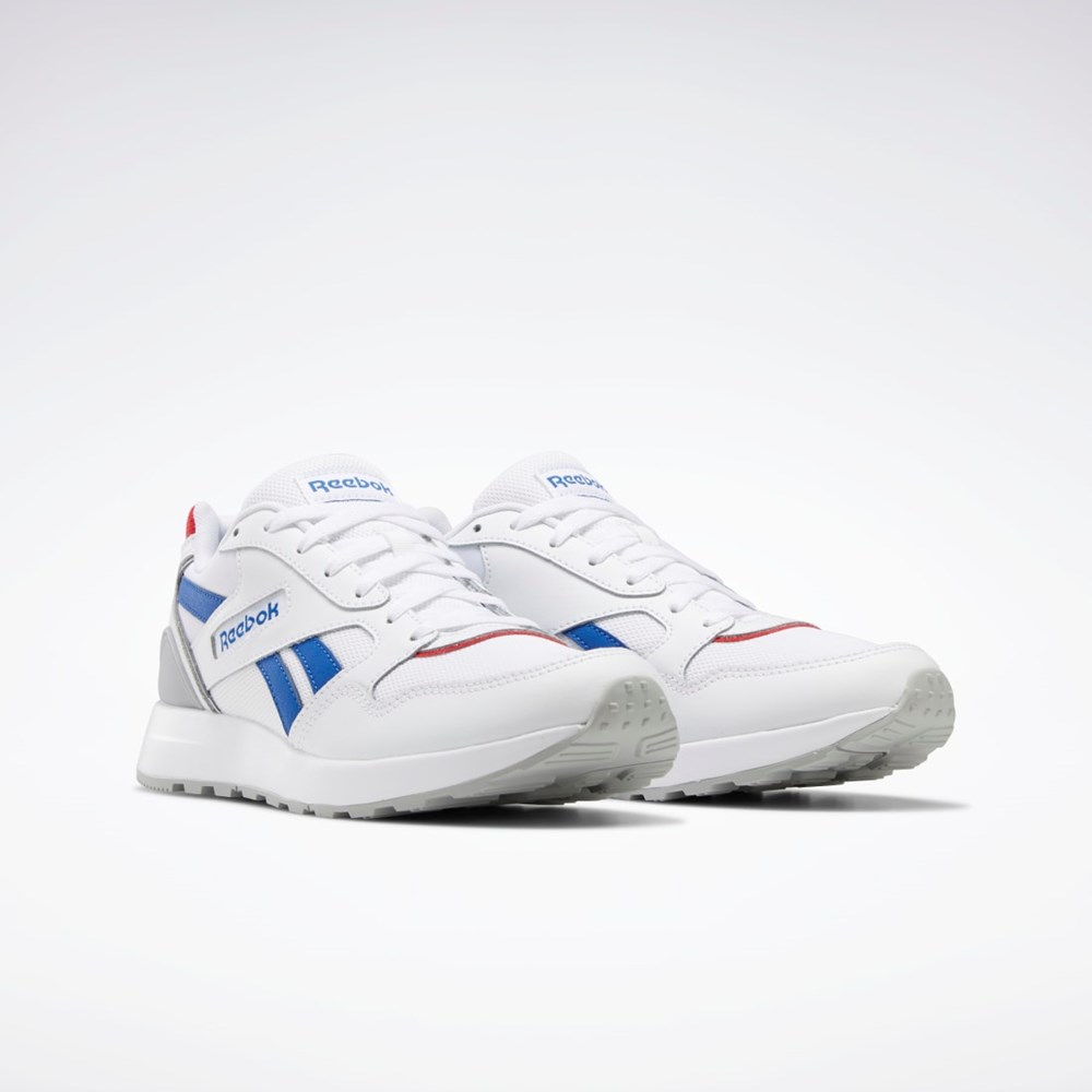 Reebok Reebok GL1000 Shoes Vita Blå Röda | UVZKO-6708