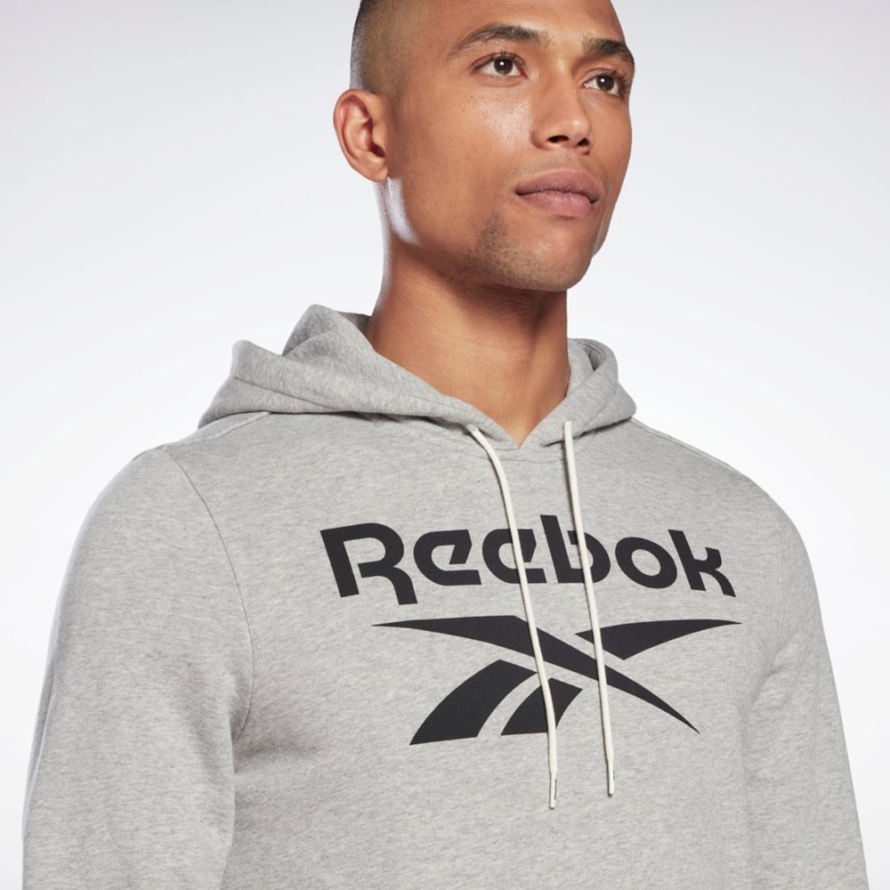 Reebok Reebok Identity Big Logo Hoodie Grå Svarta | BEDMU-6570