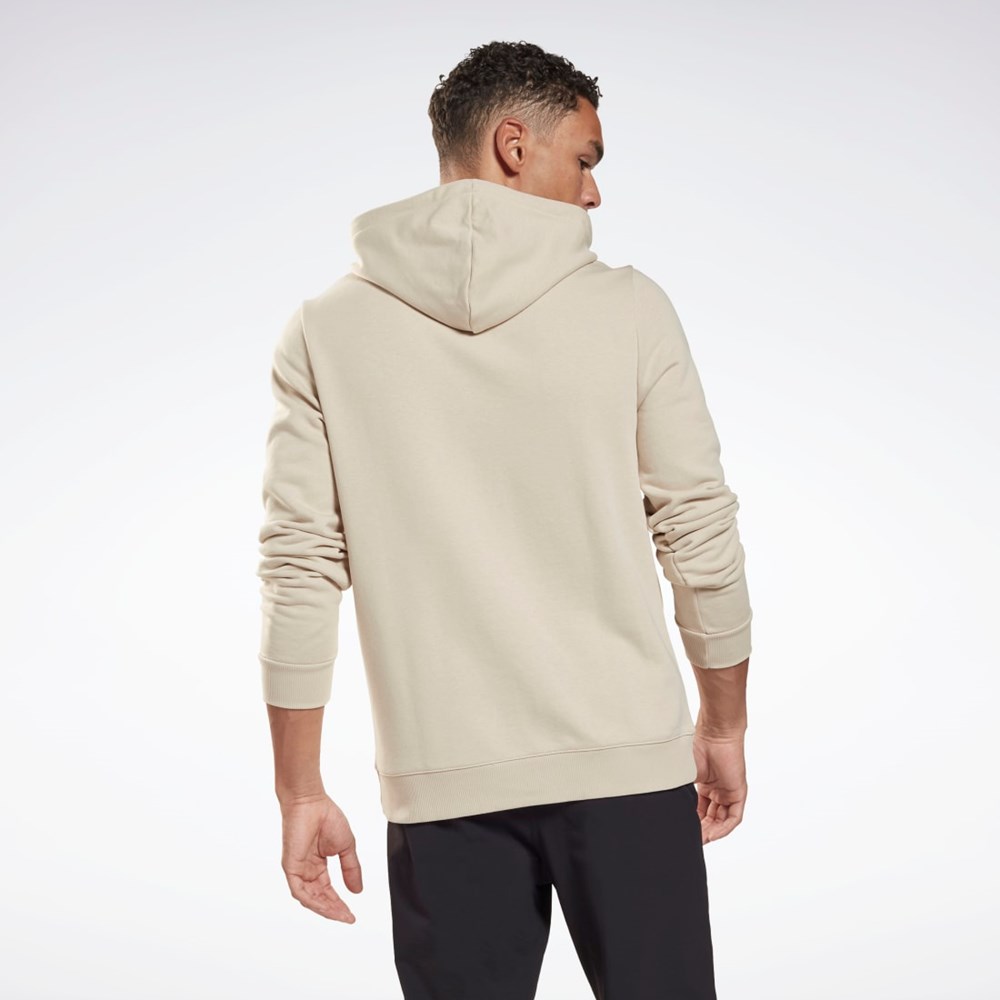 Reebok Reebok Identity Big Logo Hoodie Stucco | GPCJL-6593