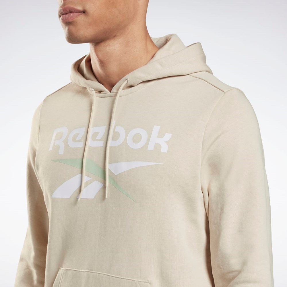 Reebok Reebok Identity Big Logo Hoodie Stucco | GPCJL-6593