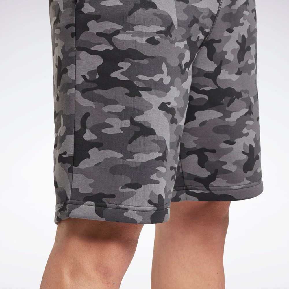 Reebok Reebok Identity Camo Shorts Svarta | IDFTN-7598