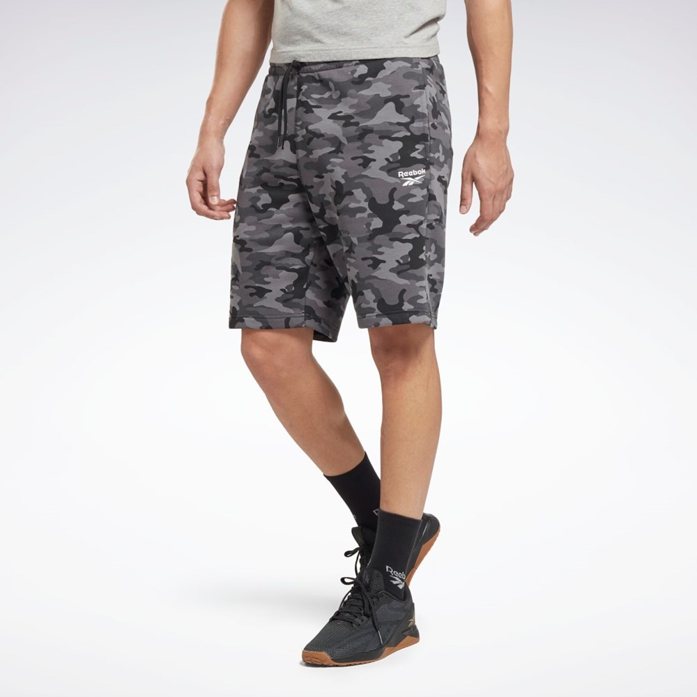 Reebok Reebok Identity Camo Shorts Svarta | IDFTN-7598