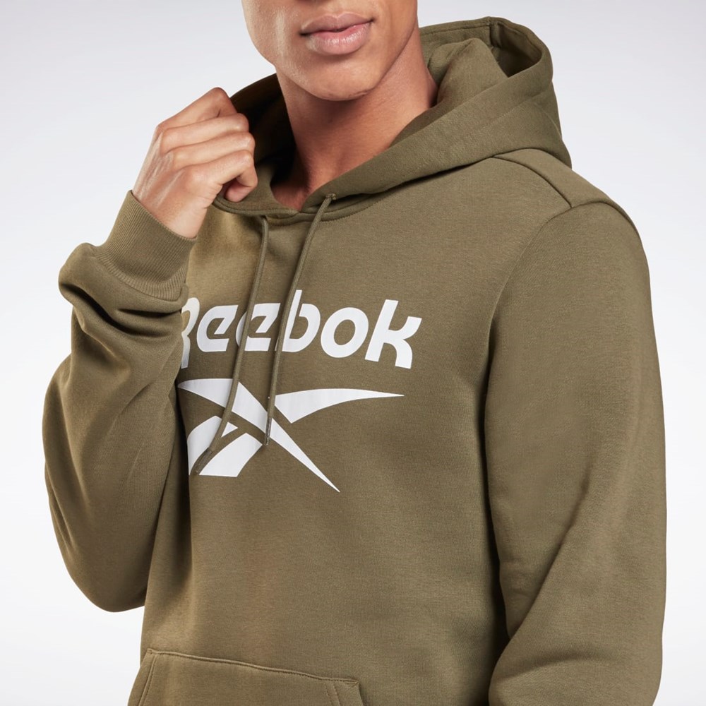 Reebok Reebok Identity Fleece Hoodie Gröna | FATCG-5108