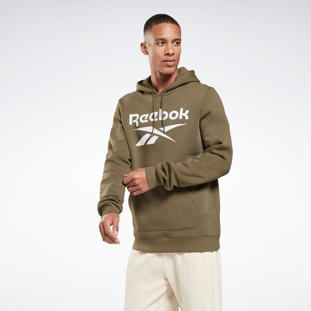 Reebok Reebok Identity Fleece Hoodie Gröna | FATCG-5108