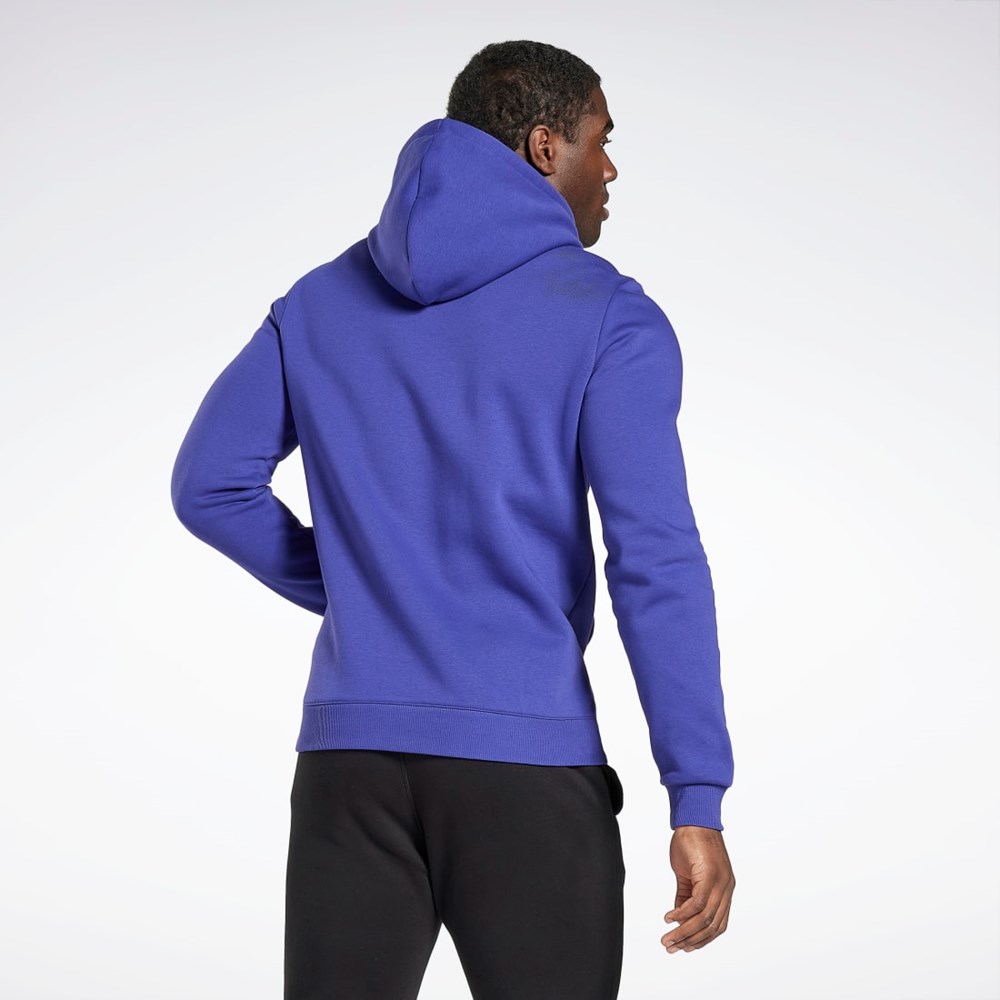 Reebok Reebok Identity Fleece Hoodie Lila | UHJSX-2175