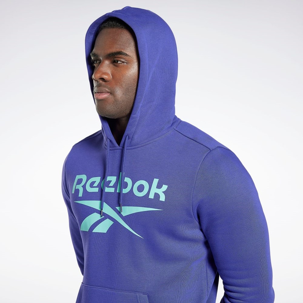 Reebok Reebok Identity Fleece Hoodie Lila | UHJSX-2175