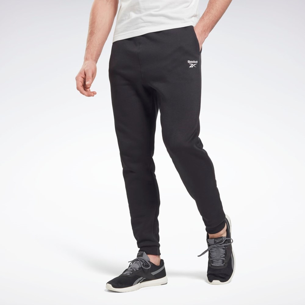 Reebok Reebok Identity Fleece Jogger Svarta | QAKPS-0983