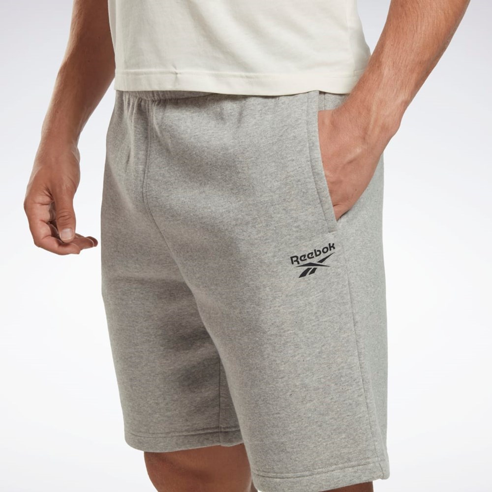 Reebok Reebok Identity Fleece Shorts Grå | PNQJY-1279