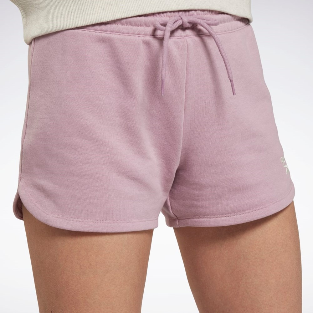 Reebok Reebok Identity French Terry Shorts Infused Lilac | GARJM-2639