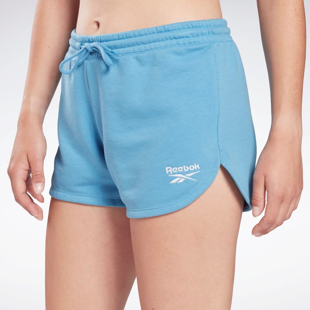 Reebok Reebok Identity French Terry Shorts Blå | HLKEG-1540