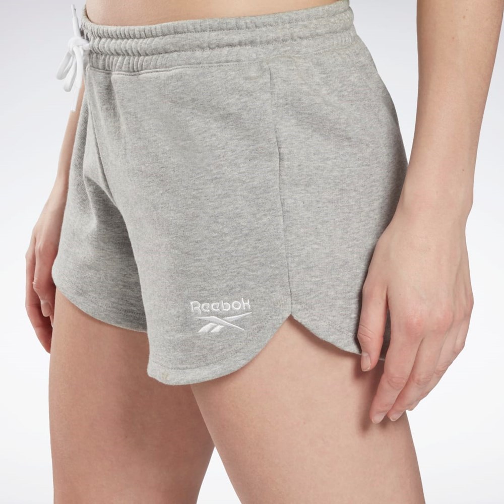 Reebok Reebok Identity French Terry Shorts Grå Vita | WNKTS-3284