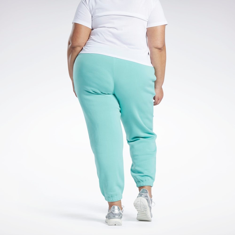 Reebok Reebok Identity Logo Fleece Joggers (Plus Size) Semi Classic Teal | BGNYO-6480