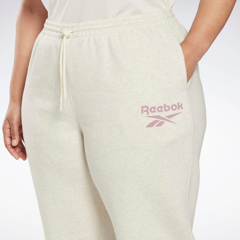 Reebok Reebok Identity Logo Fleece Joggers (Plus Size) Vita | ZSBVY-9502