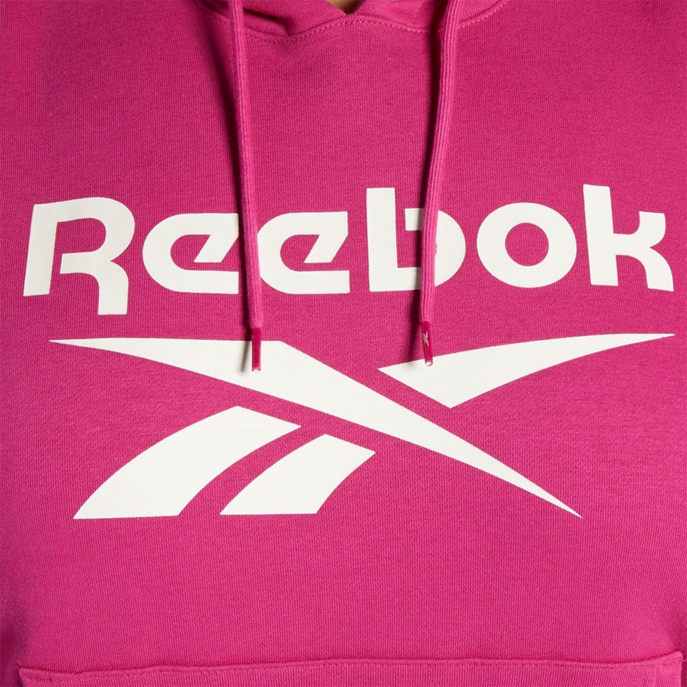 Reebok Reebok Identity Logo Fleece Pullover Hoodie (Plus Size) Rosa | WCYLG-6498